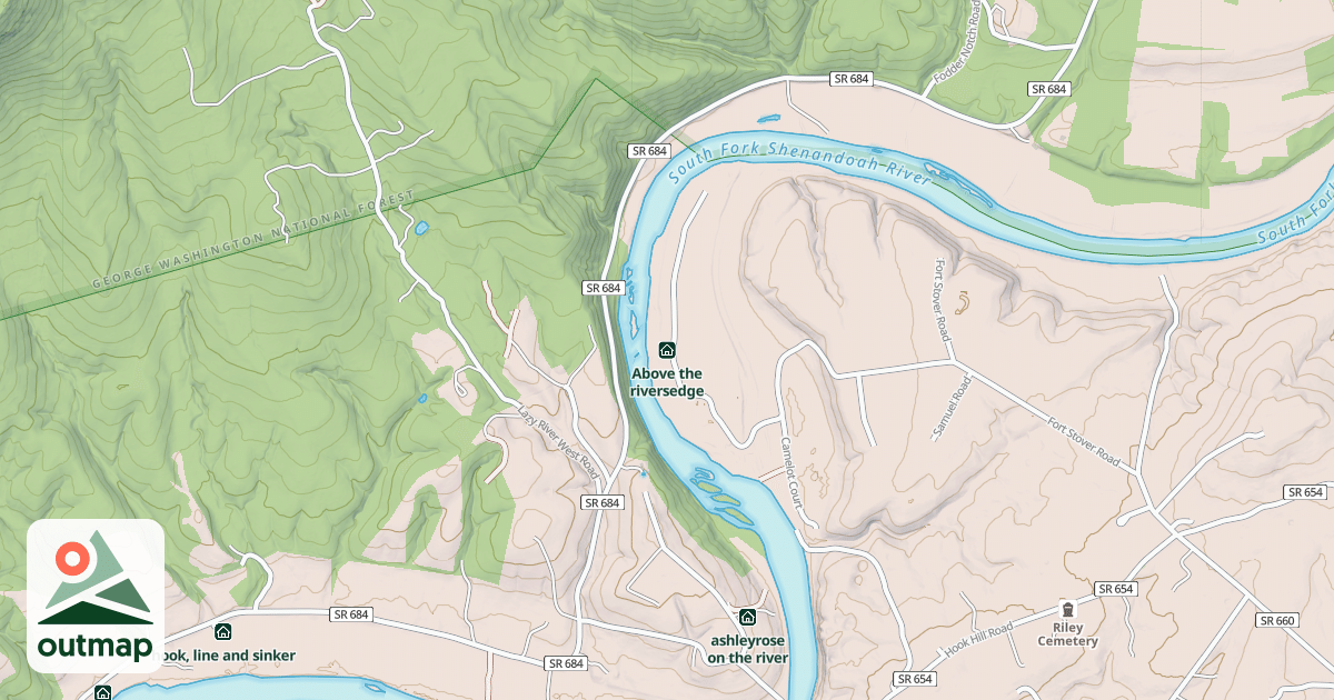 Map of Above the riversedge