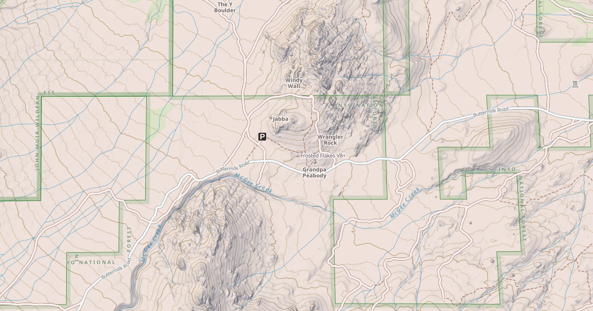 Map preview of Frosted Flakes