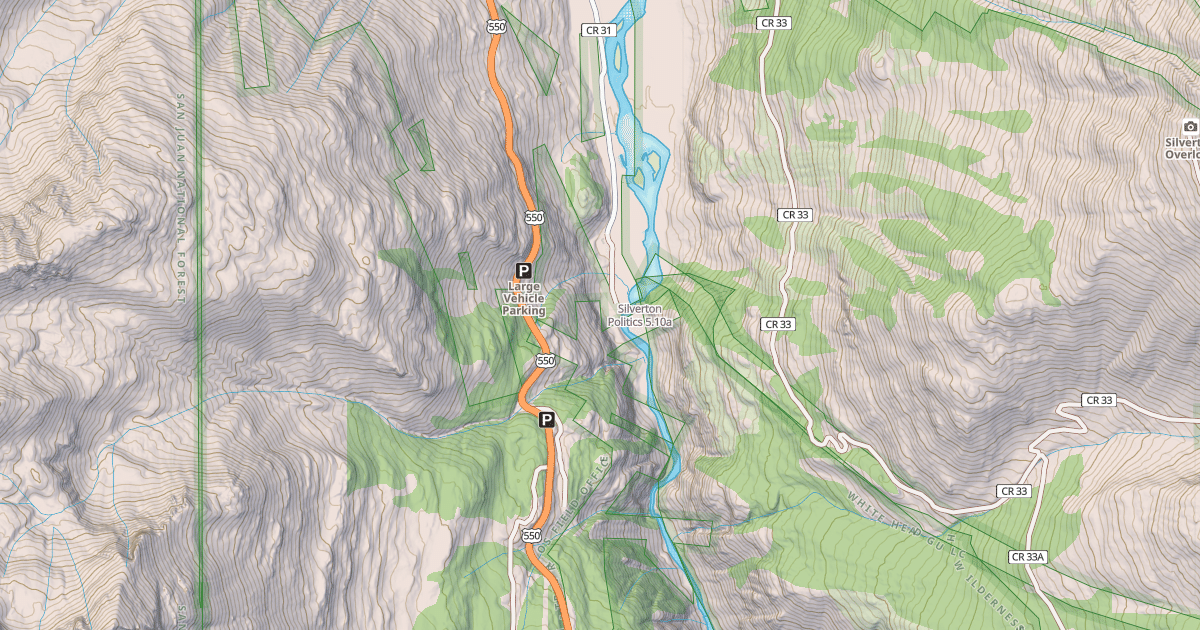 Map preview of Silverton Politics