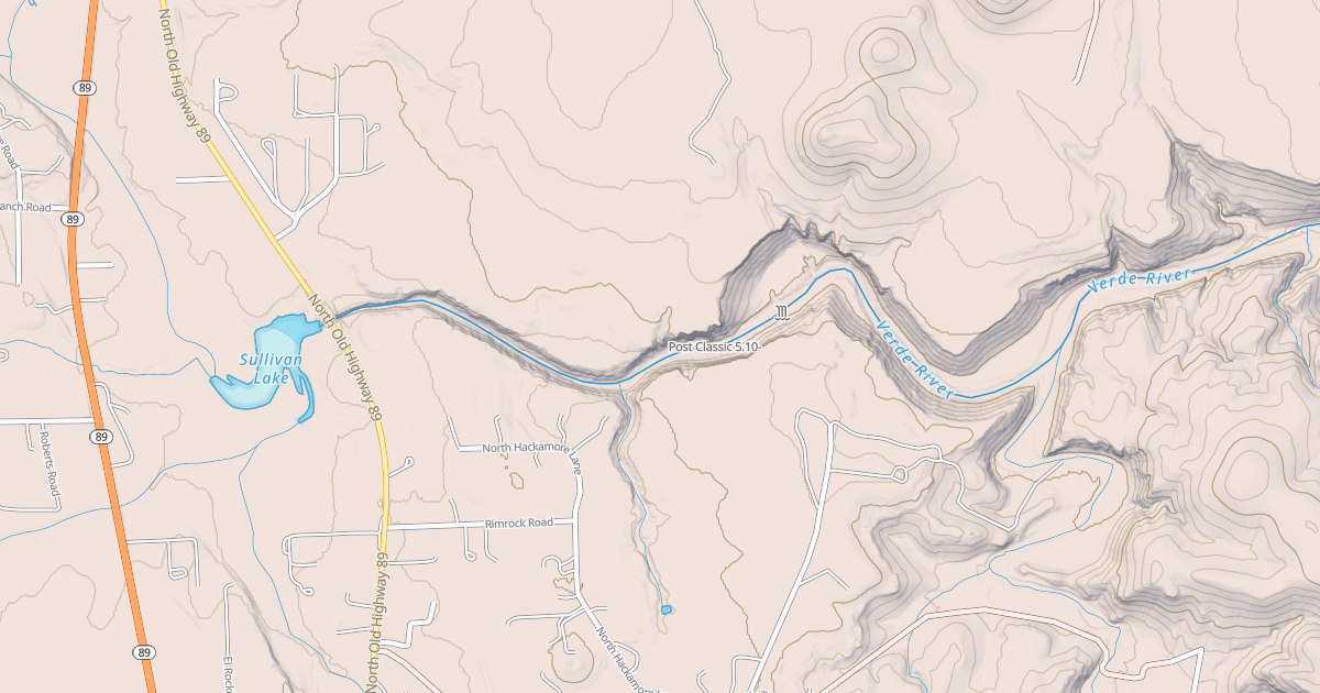 Map preview of Post Classic