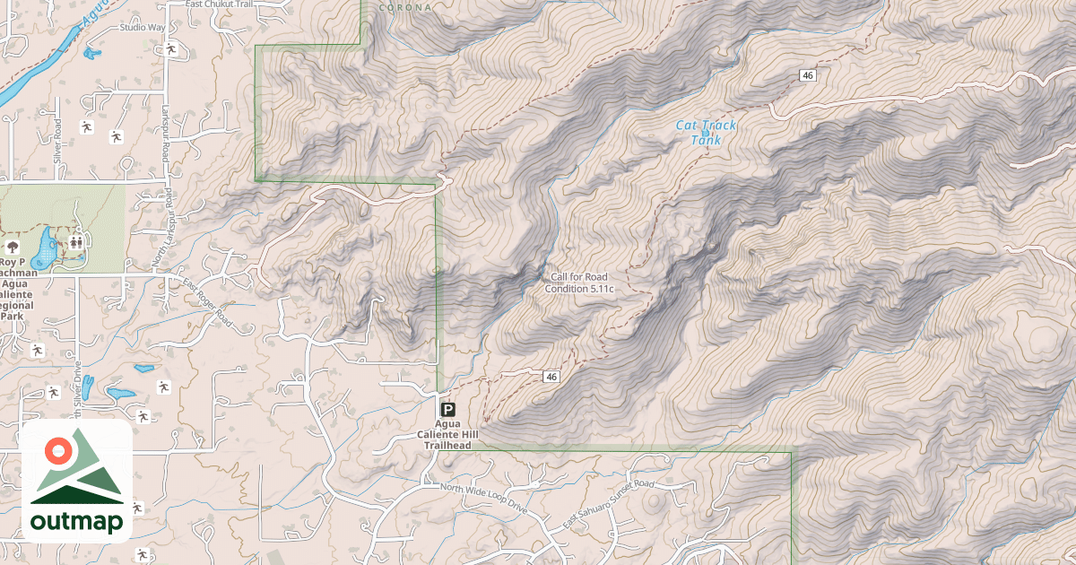 Map of Call for Road Condition