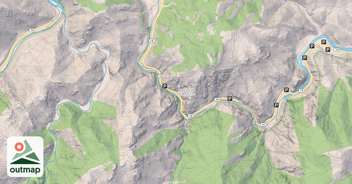 Map of Back on the Train
