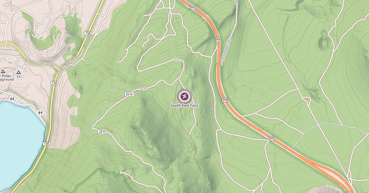 Map preview of South East Face
