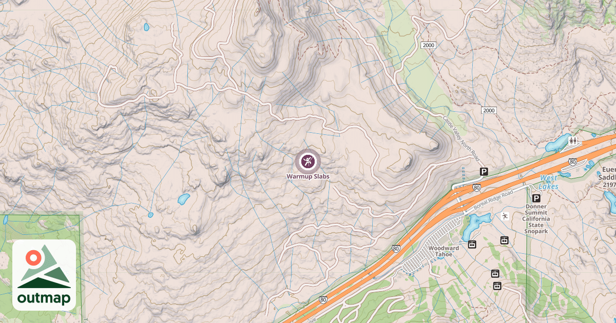 Map of Warmup Slabs