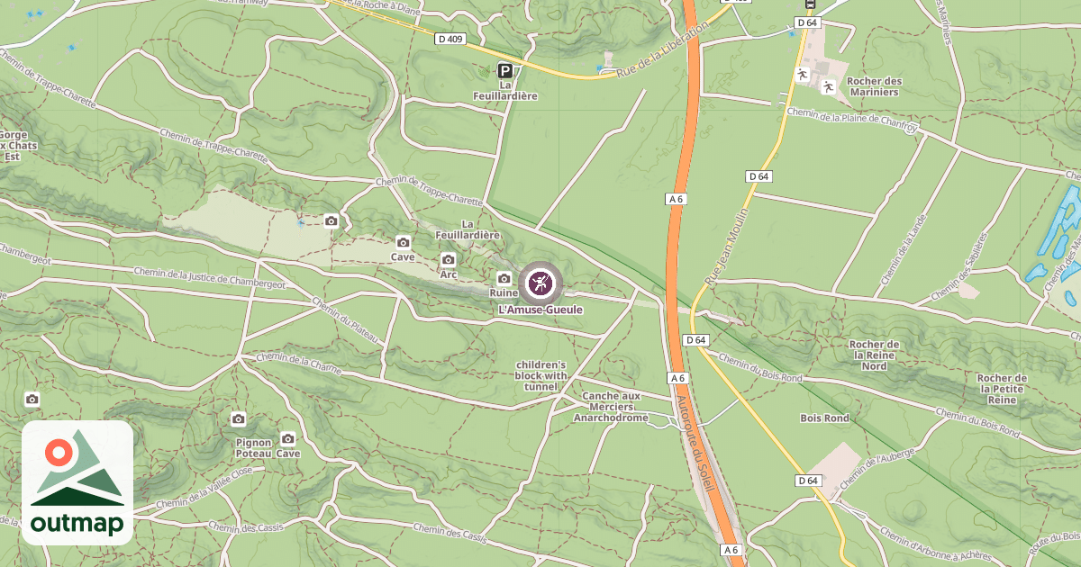 Map of L'Amuse-Gueule
