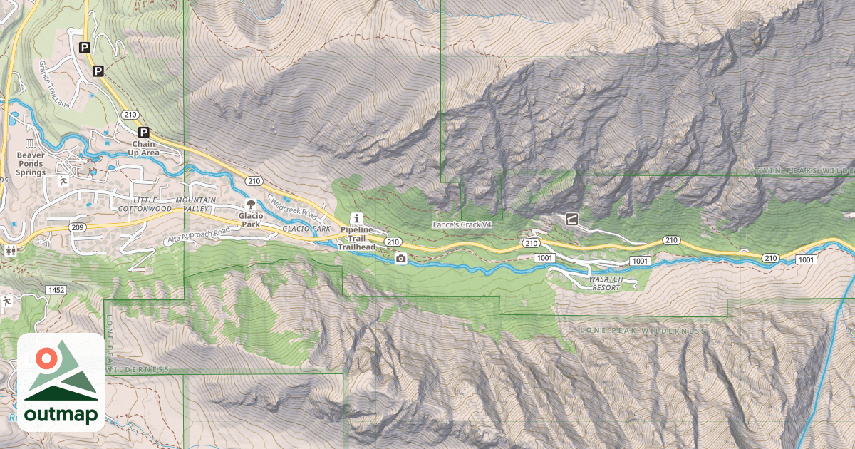 Map of Lance's Crack