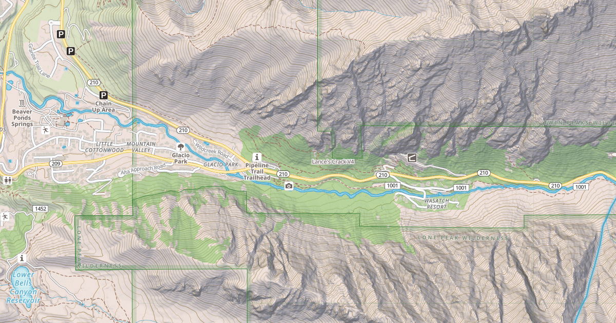 Map preview of Lance's Crack