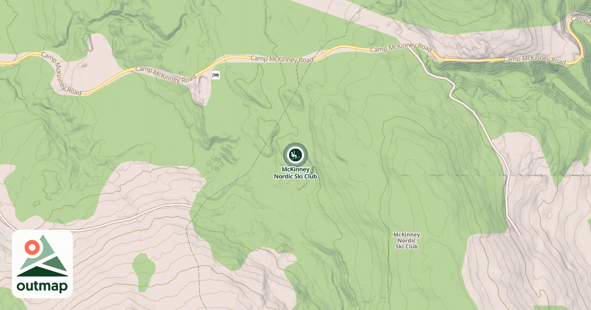 Map of McKinney Nordic Ski Club
