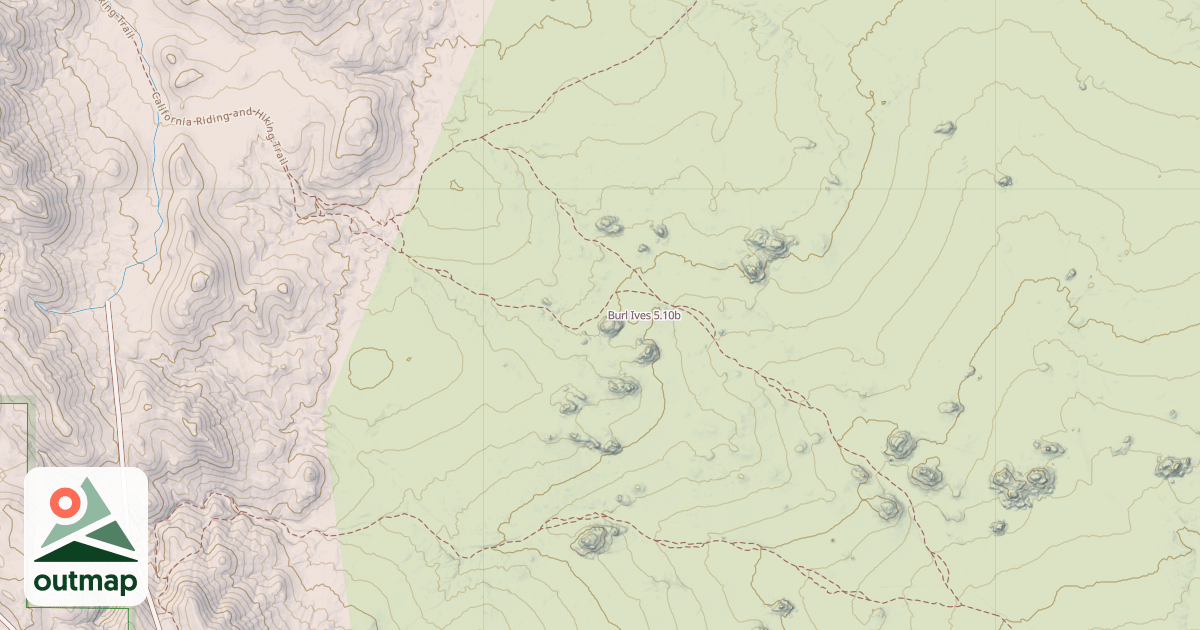 Map of Burl Ives