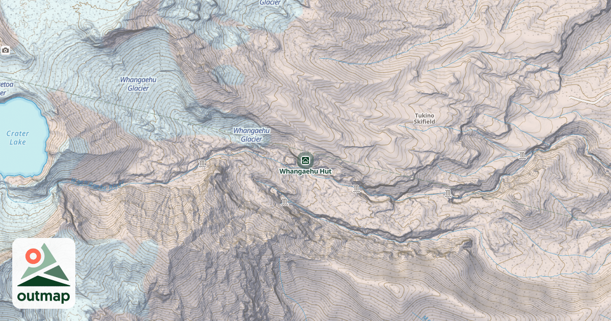 Map of Whangaehu Hut