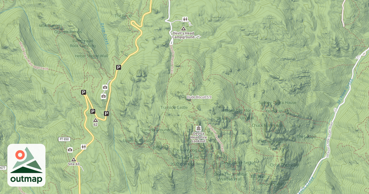 Map of Dude Biscuit