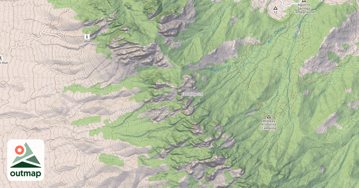 Map of East Ridge
