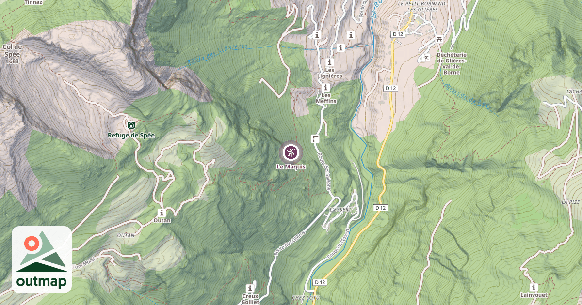 Map of Le Maquis