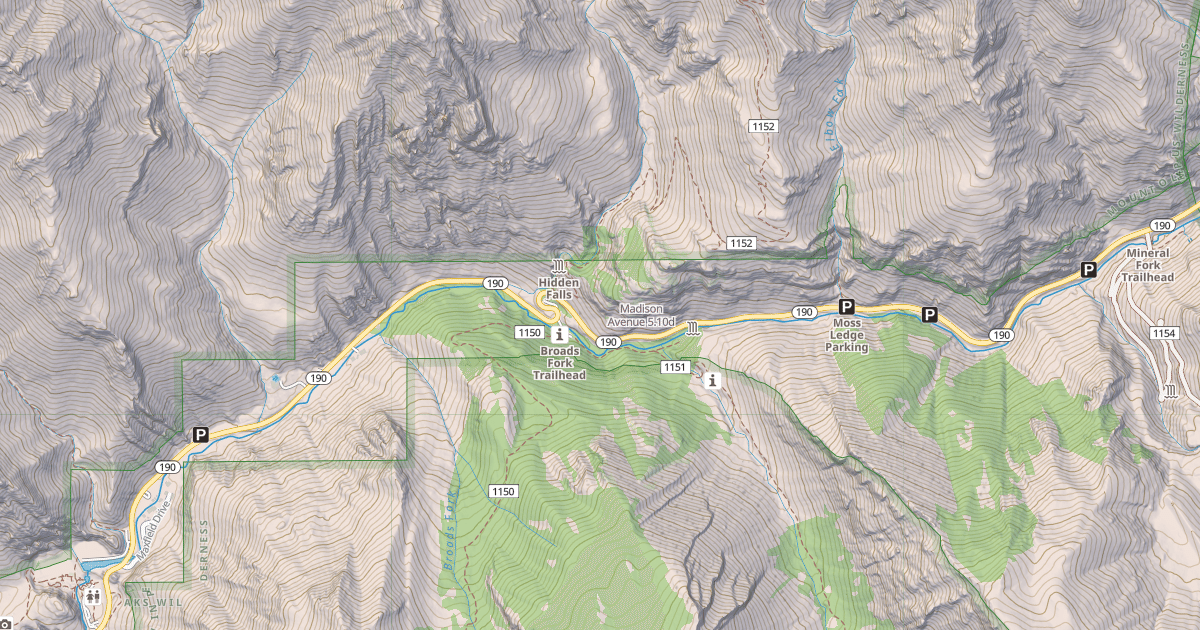 Map preview of Madison Avenue