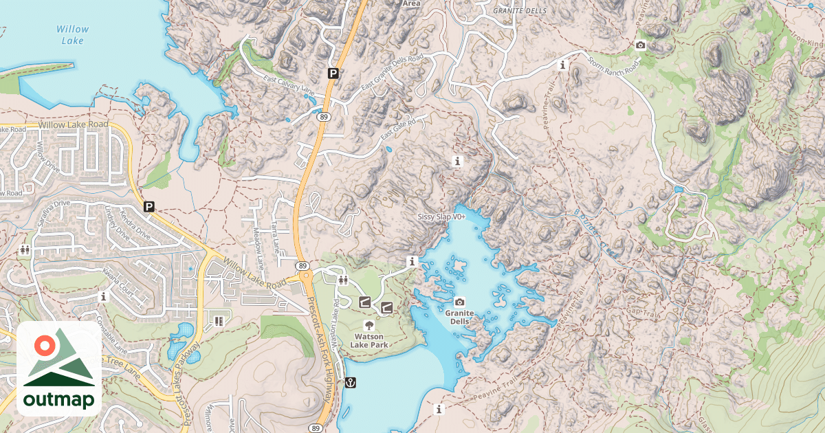 Map of Sissy Slap