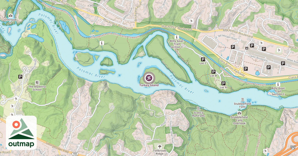 Map of Turkey Island