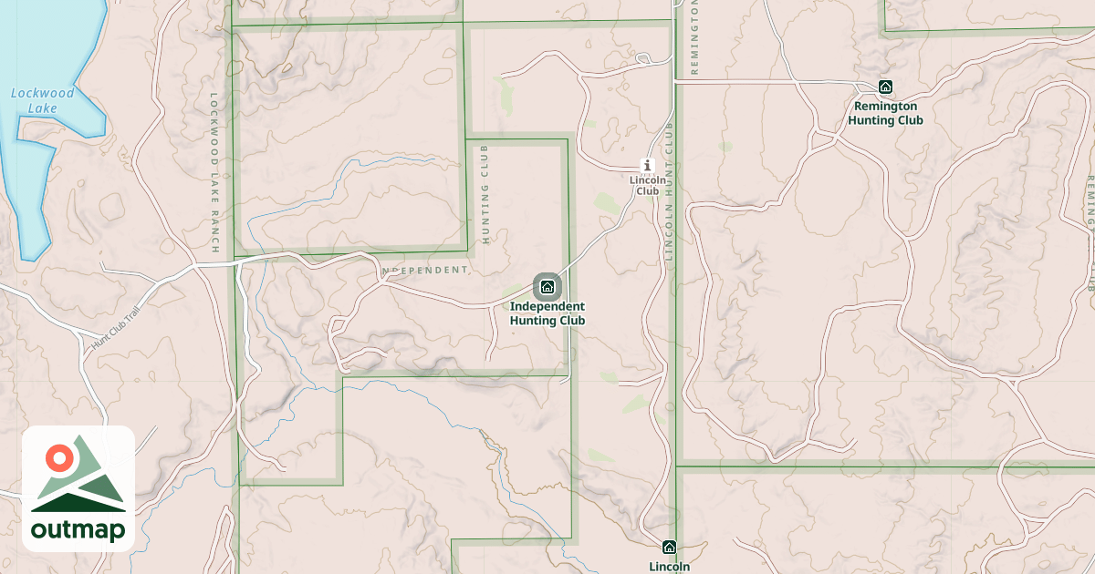 Map of Independent Hunting Club