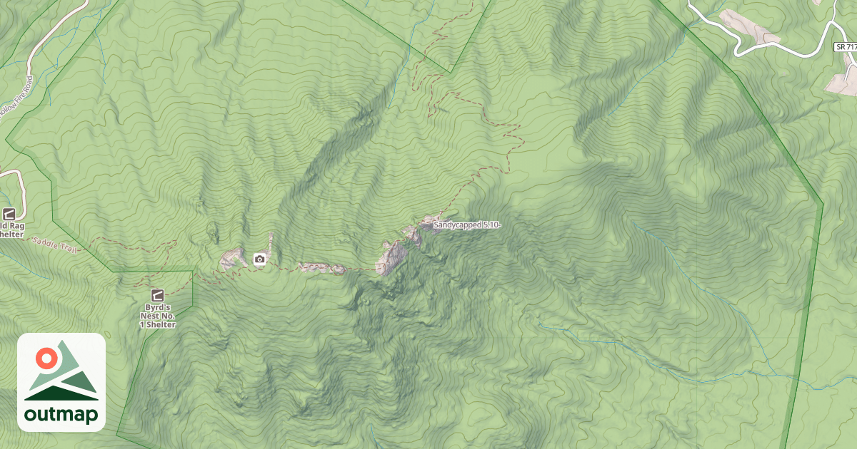 Map of Sandycapped