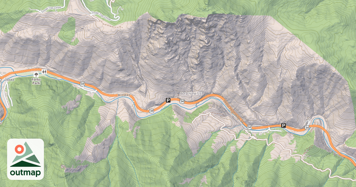 Map of Borachone