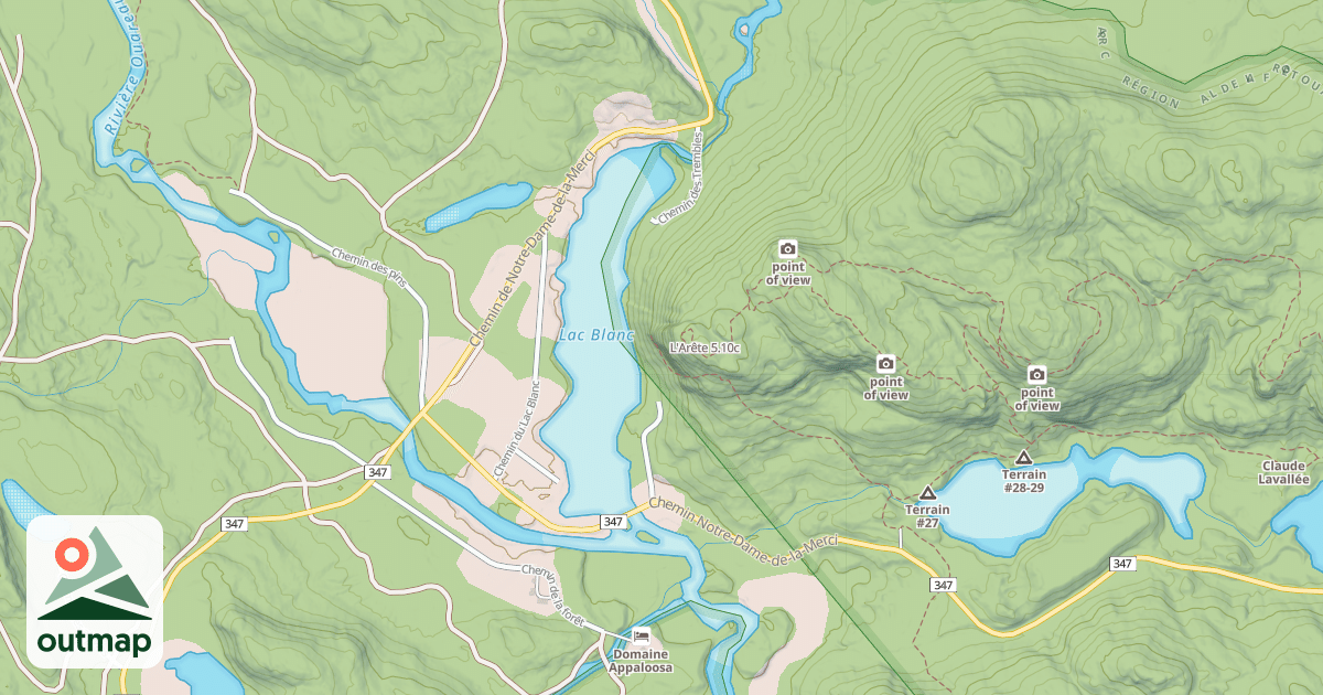 Map of L'Arête