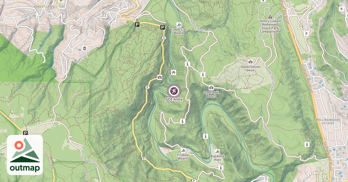 Map of GOE Arête