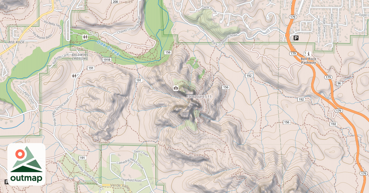 Map of Fat Bastard