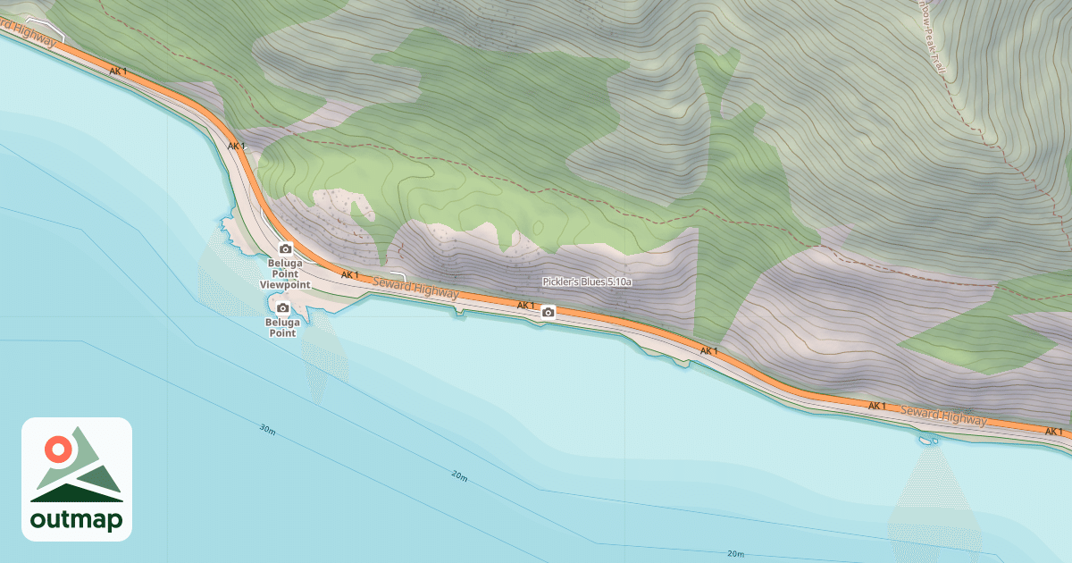 Map of Pickler's Blues