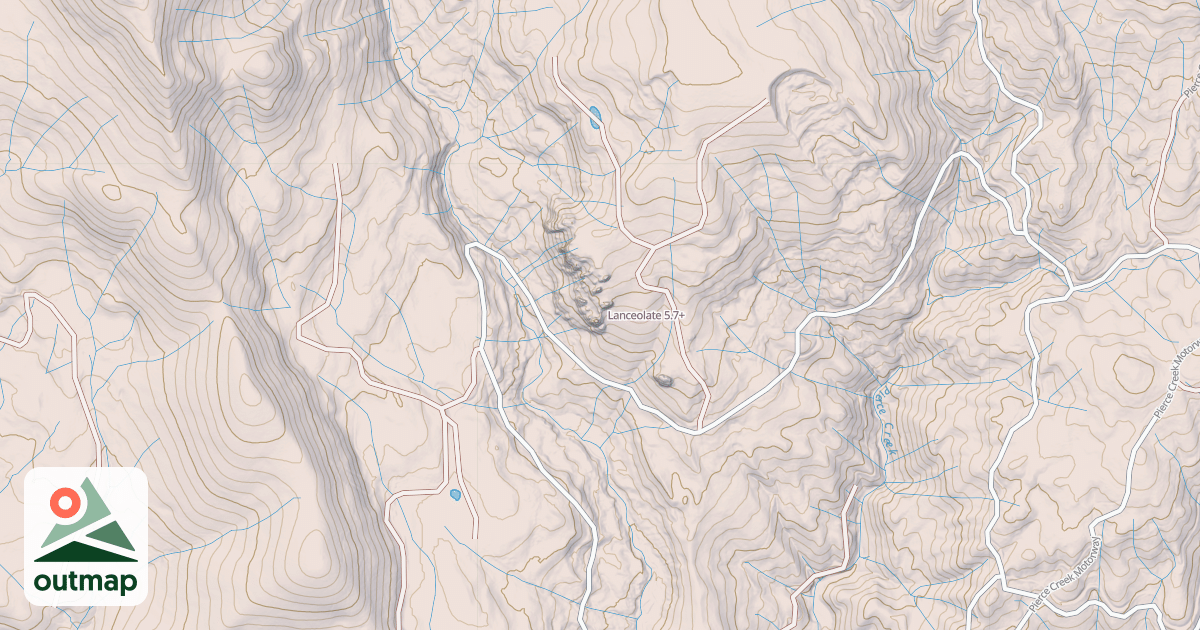 Map of Lanceolate