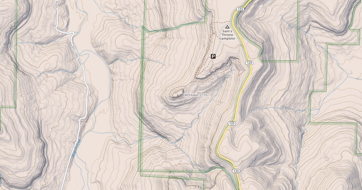 Map preview of Hitchhiker
