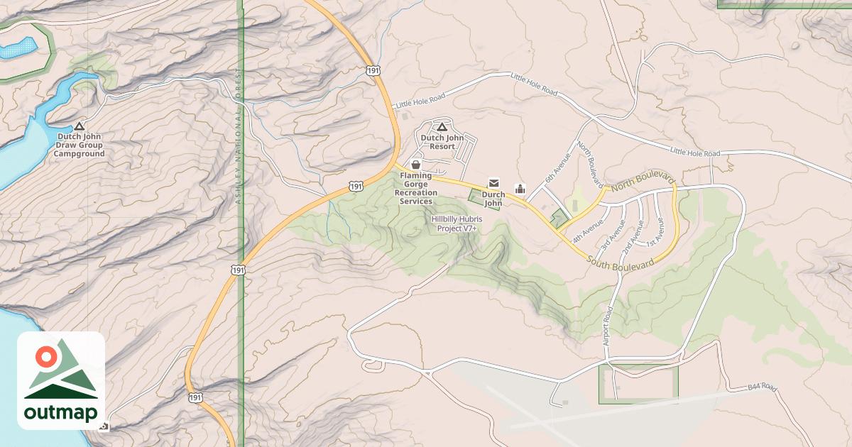 Map of Hillbilly Hubris Project