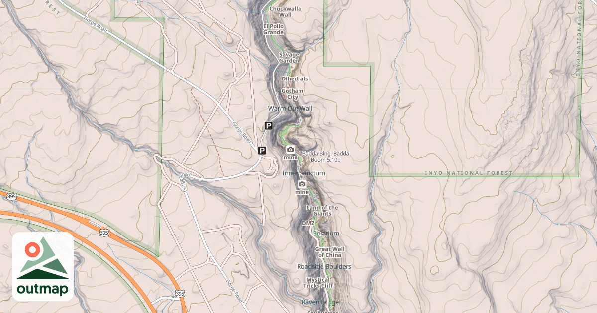 Map of Badda Bing, Badda Boom