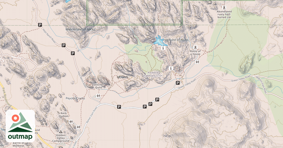 Map of Ancestral Puebloans