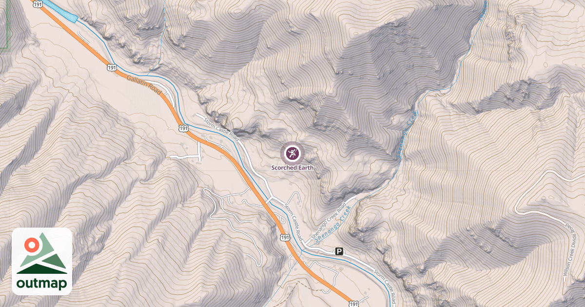 Map of Scorched Earth