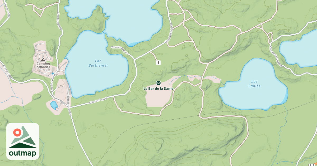 Map of Le Bar de la Dame