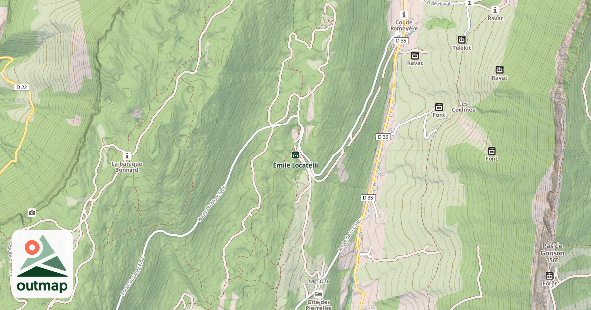 Map of Émile Locatelli