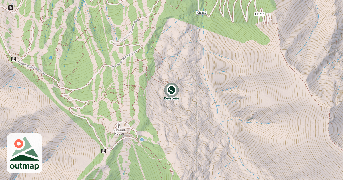 Map of Keystone