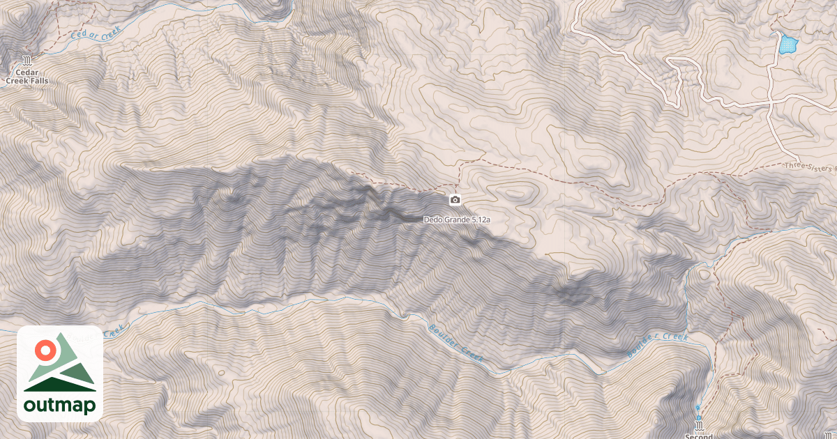 Map of Dedo Grande