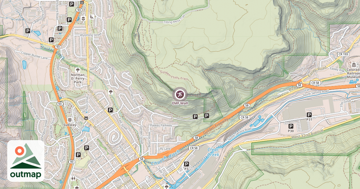Map of EMF Wall