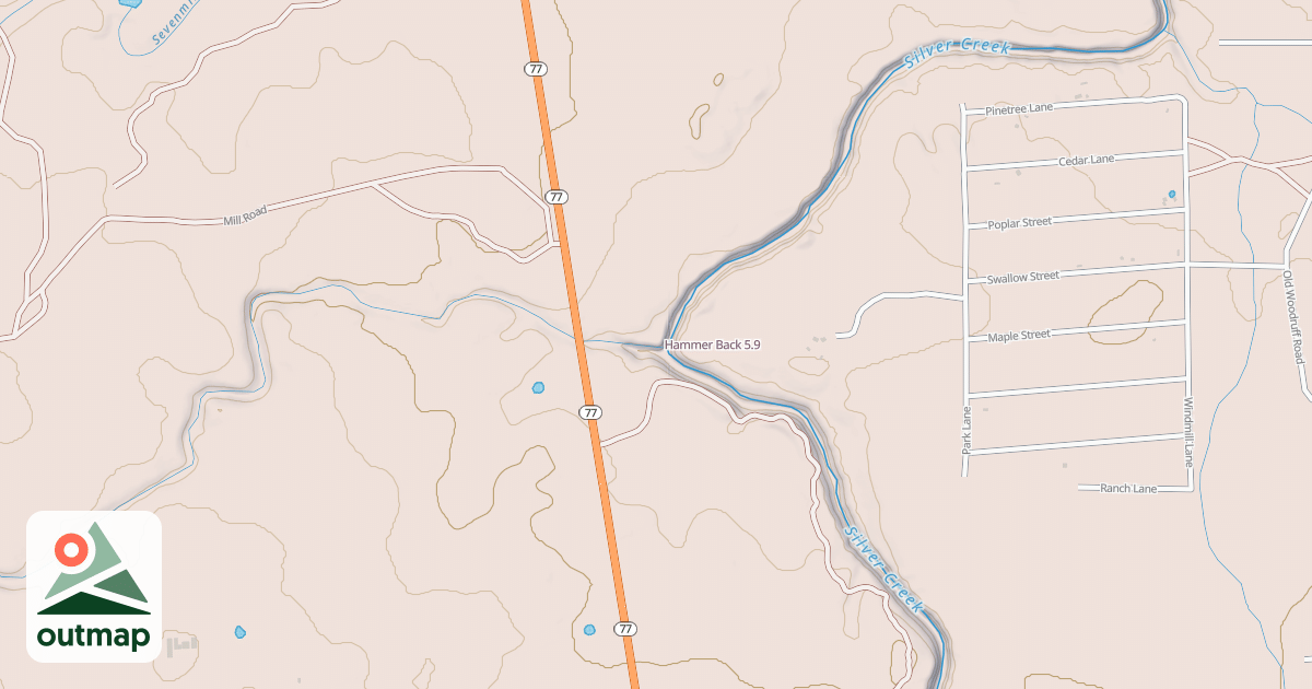 Map of Hammer Back