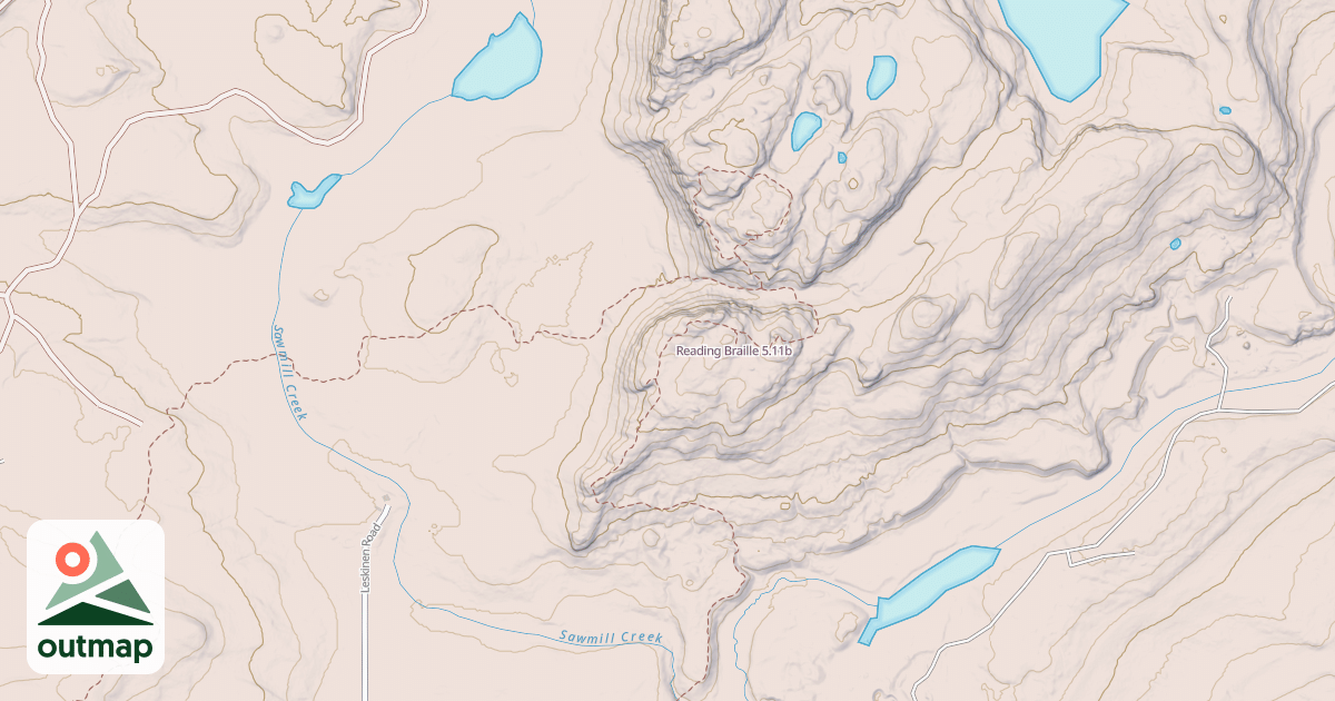 Map of Reading Braille
