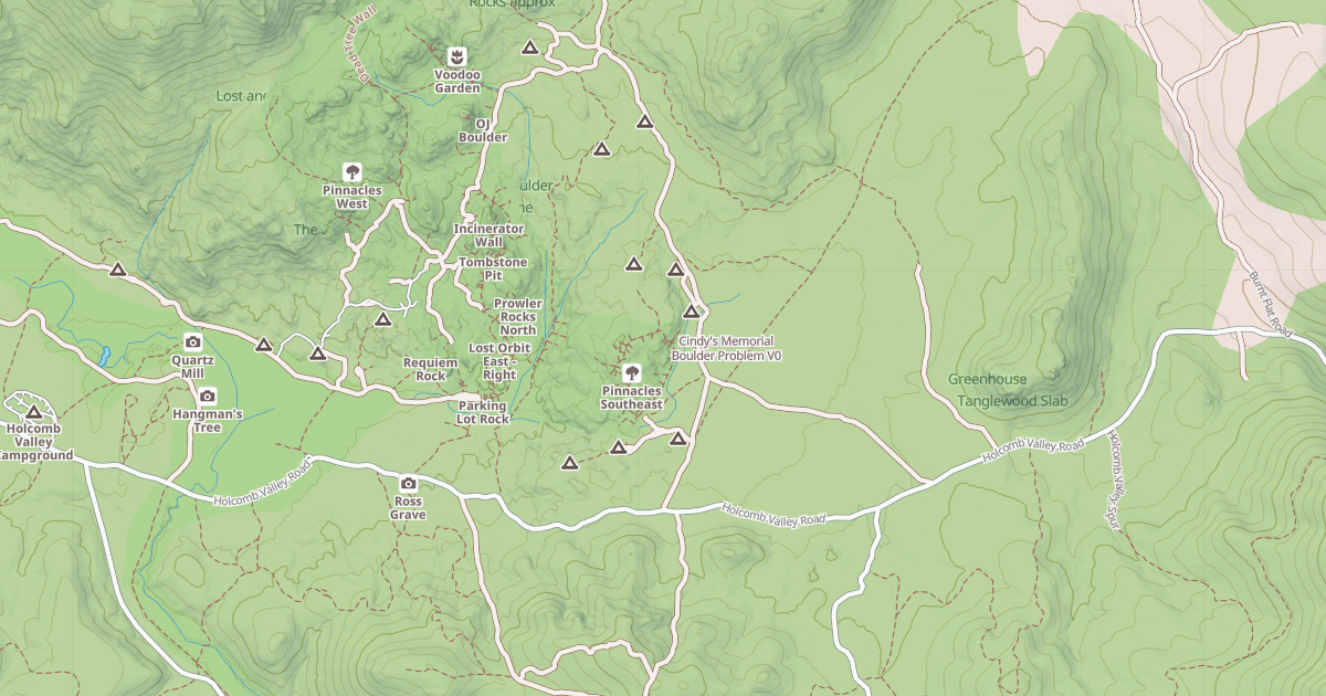 Map preview of Cindy's Memorial Boulder Problem
