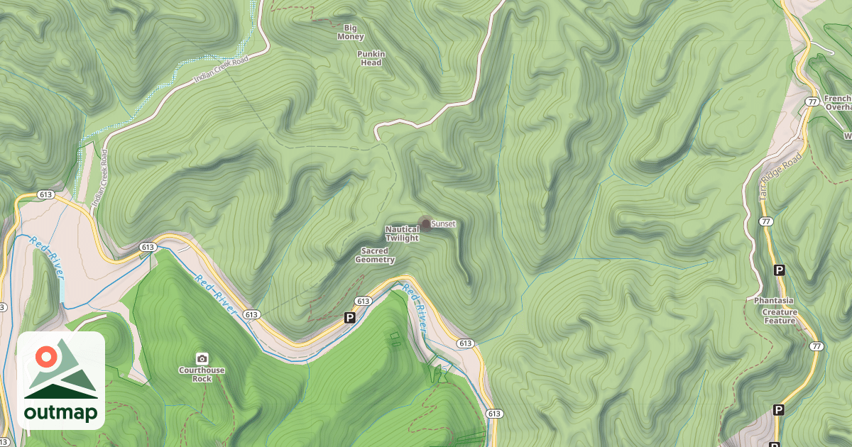 Map of Sunset