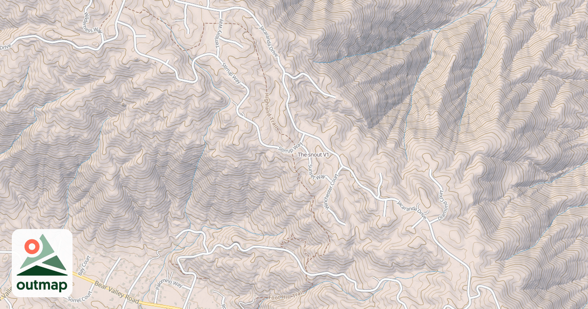 Map of The snout