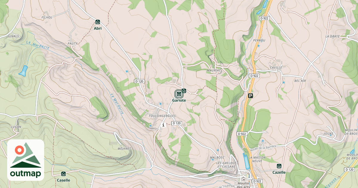 Map of Gariote