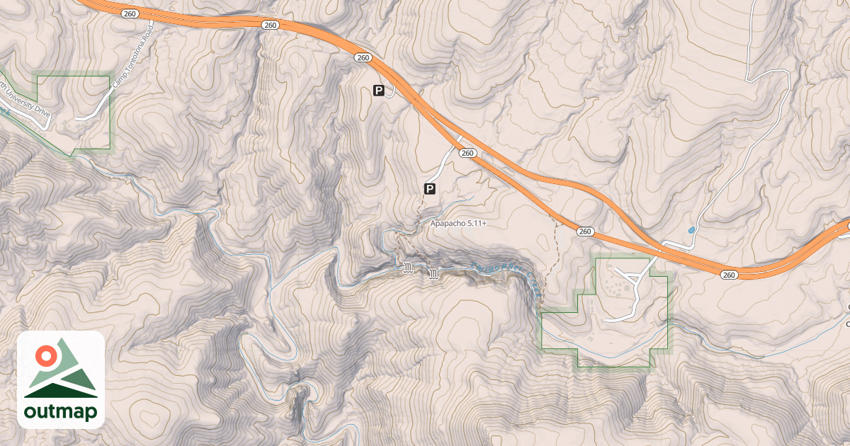 Map of Apapacho