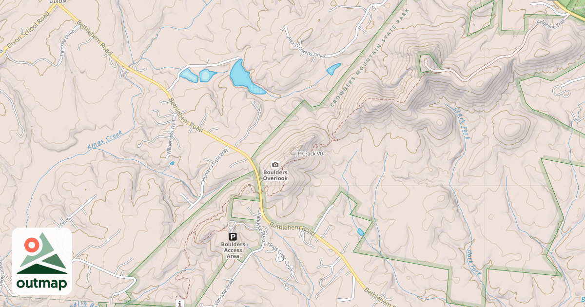 Map of JP Crack