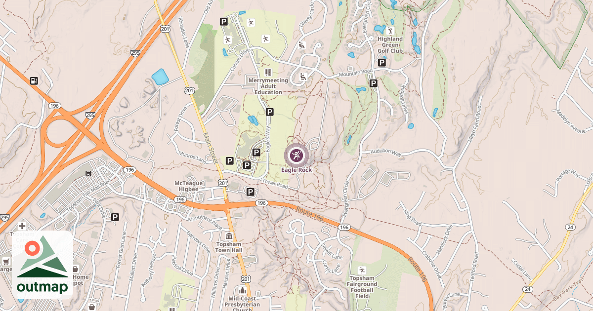 Map of Eagle Rock