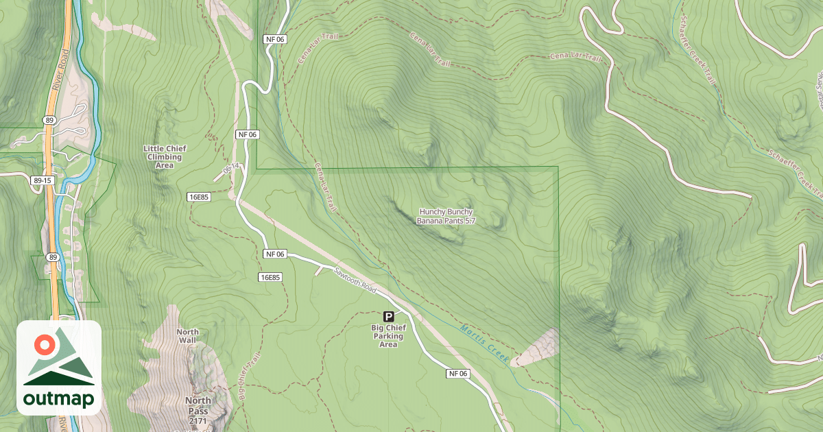 Map of Hunchy Bunchy Banana Pants