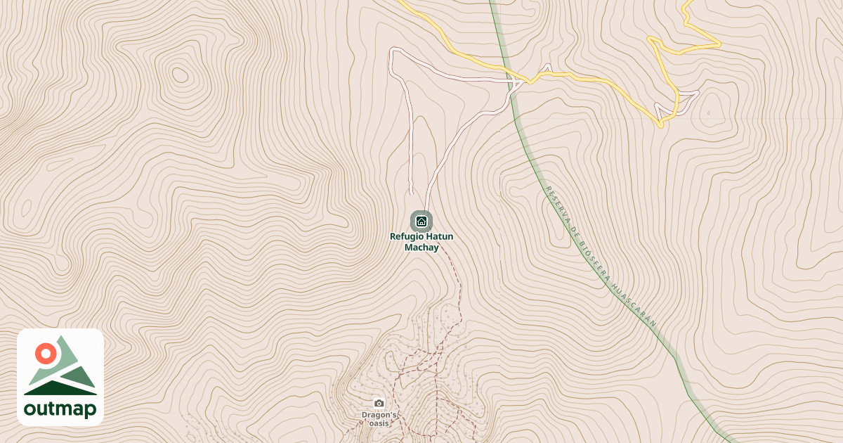 Map of Refugio Hatun Machay