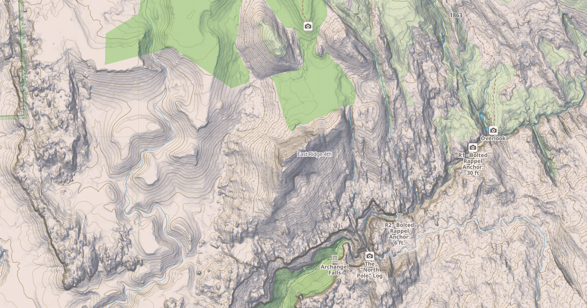 Map preview of East Ridge